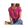 LA FEE MARABOUTEE t-shirt donna VIRANO-L 70% lyocell 30% lino