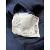 LUIGI BIANCHI men's unlined jacket cool wool Prince of Wales light blue 2470/3 32851/3