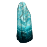 LA FEE MARABOUTEE blusa donna acqua/petrolio LAMIYA-C MADE IN ITALY