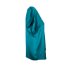 LA FEE MARABOUTEE blusa donna raso verde mare DRAGANA-R  MADE IN ITALY