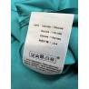 LA FEE MARABOUTEE blusa donna raso verde mare DRAGANA-R  MADE IN ITALY