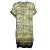 LA FEE MARABOUTEE abito donna verde/bianco/nero DUCIA-C MADE IN ITALY