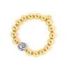 SODINI Bracciale elastico boule auree e sfera Jasmine - Blu 971193