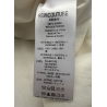 SEMICOUTURE ecru linen dress floral print A-line S5SS55 SALVADORA MADE IN ITALY