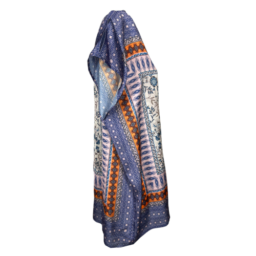 KARTIKA top foulard donna fantasia multicolor K1078/04 MADE IN ITALY