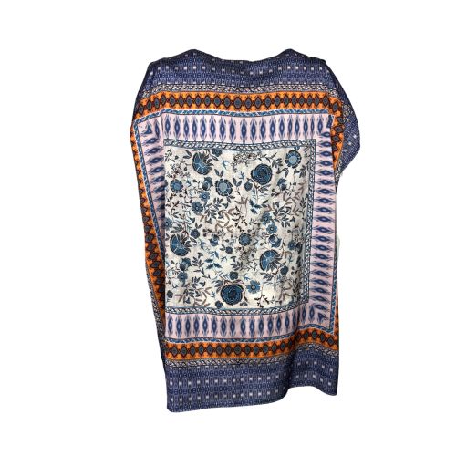 KARTIKA top foulard donna fantasia multicolor K1078/04 MADE IN ITALY