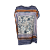 KARTIKA top foulard donna fantasia multicolor K1078/04 MADE IN ITALY
