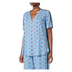 MARINA SPORT by Marina Rinaldi blusa fantasia azzurra 2518191017600 CINESE