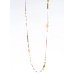 SODINI collana lunga multicolore linea FLORA 331193