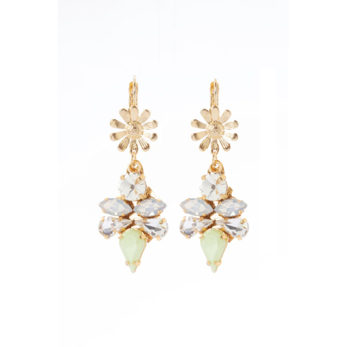 SODINI Daisy and Drop Earrings Flora Multicolor 331215