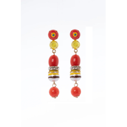 SODINI multicolor earrings...