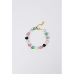 SODINI Bracciale elastico a piccoli cubi Kaaba Multicolor 832115W