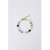 SODINI Elastic bracelet with small cubes Kaaba Multicolor 832115W