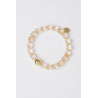 SODINI Elastic Bracelet with Cubes Kaaba White 832112D