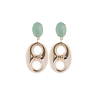 SODINI Earrings with crystal pendant and sailor mesh Partenope 551783