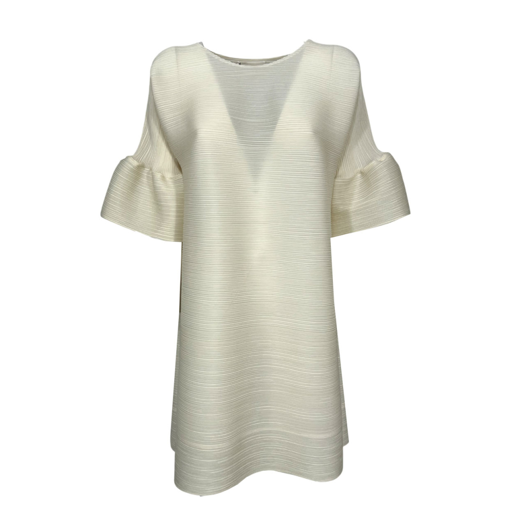 MEIMEIJ blusa lunga donna tessuto plissè M5PY06 100% poliestere MEIMEIJ blusa lunga donna tessuto plissè M5PY06 100% poliestere