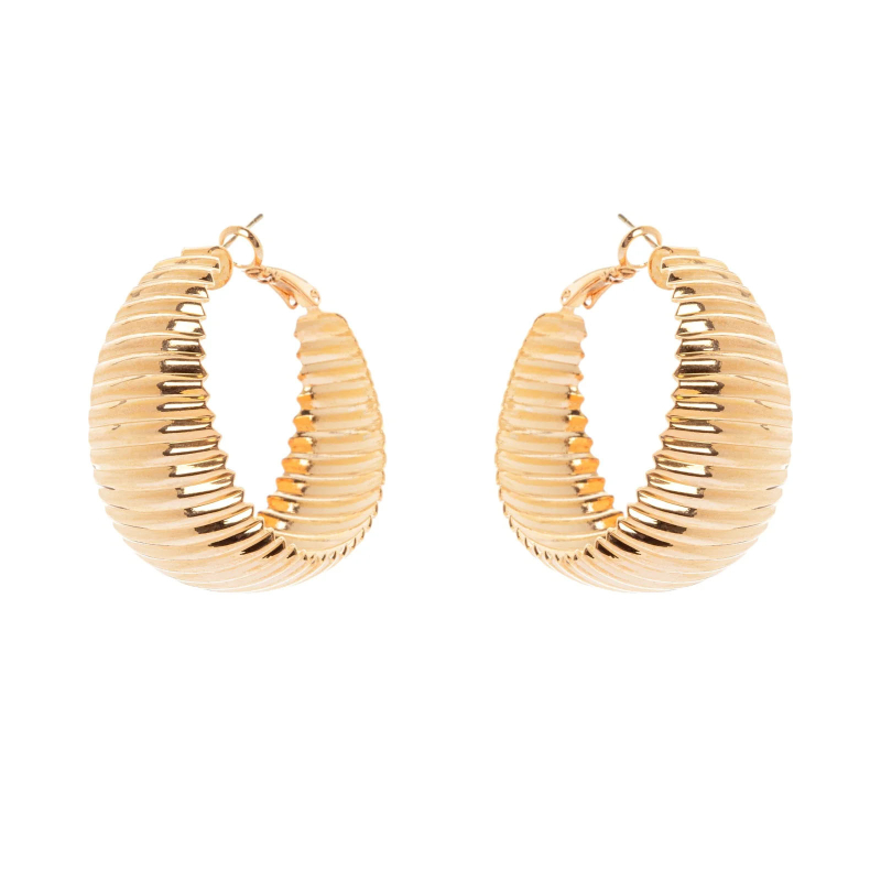 copy of SODINI Ginevra mini wide hoop earrings - Gold 91C110D