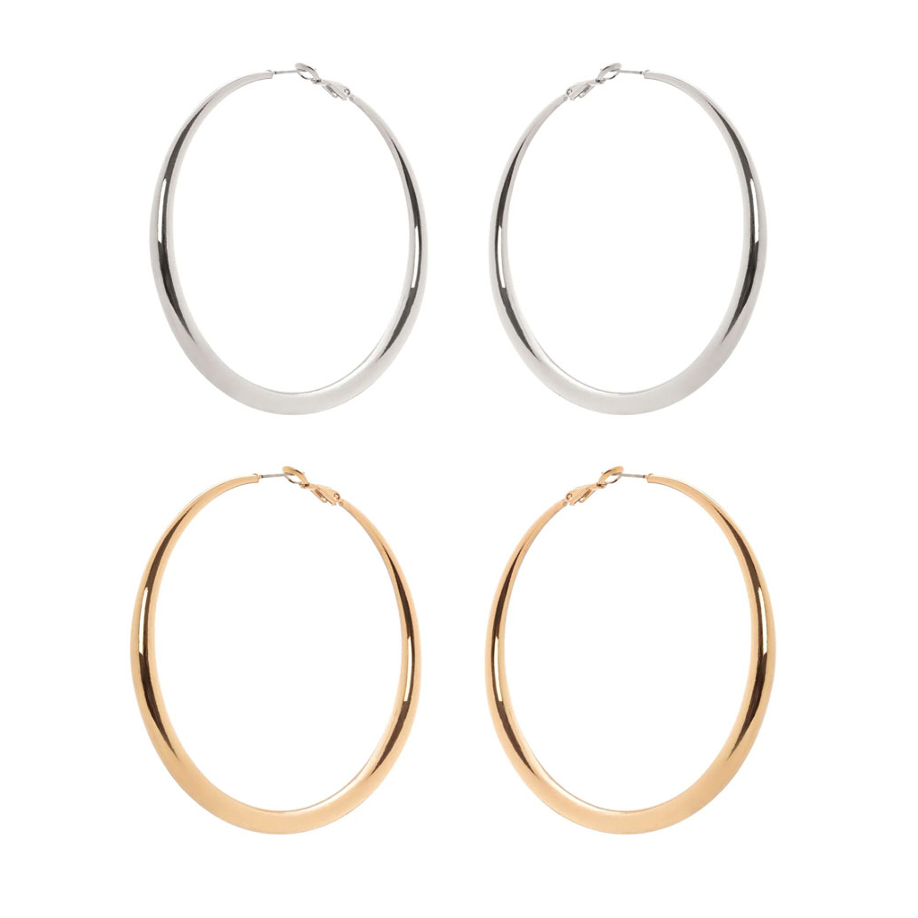 SODINI Large Isabel hoop earrings 91C060