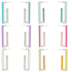 SODINI Orecchini a cerchio geometrico Candy 891167