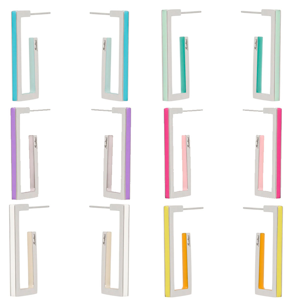 SODINI Orecchini a cerchio geometrico Candy 891167 SODINI Orecchini a cerchio geometrico Candy 891167