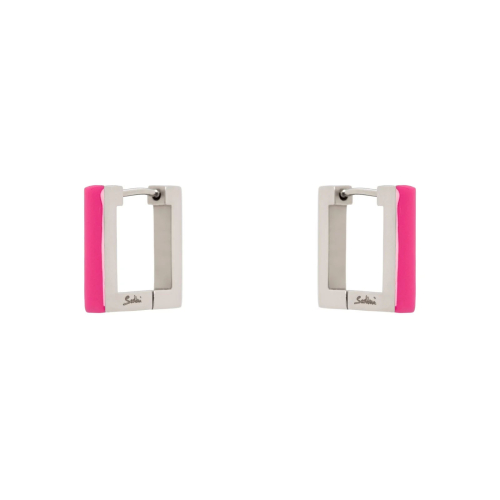 SODINI Piccoli orecchini a cerchio quadrato Candy 891168B