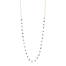 SODINI Collana lunga catena e mini sfere Fortaleza - Multicolor 930560