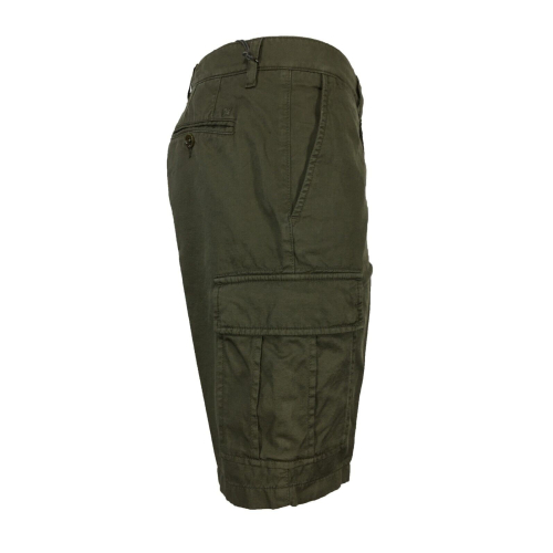 FERRANTE men's bermuda shorts with side pockets in linen and cotton art U13102 MADE IN ITALY