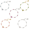 SODINI Bracciale catena e cuore Petit Pavè 842343