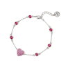 SODINI Bracciale catena e cuore Petit Pavè 842343