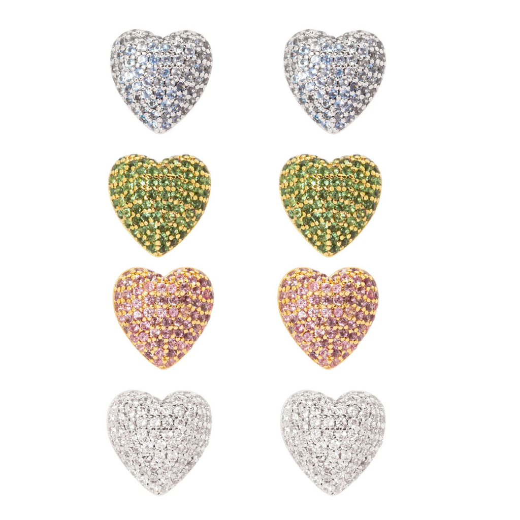 SODINI Orecchini a cuore Petit Pavè 842348 SODINI Orecchini a cuore Petit Pavè 842348