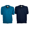 ATOMOFACTORY men's polo with edge ATF048 100% cotton MADE IN ITALY