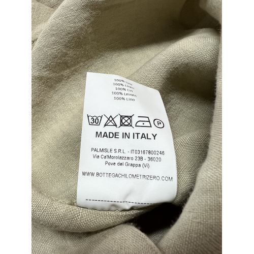 MADSON by BottegaChilometriZero men's linen shirt DU25947 MADE IN ITALY