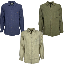 MADSON by BottegaChilometriZero camicia uomo lino DU25947 MADE IN ITALYato DU24702 MADE IN ITALY