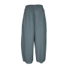 NEIRAMI pantalone donna ovetto tessuto crinkle grigio P838KL EASY MADE IN ITALY