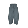 NEIRAMI pantalone donna ovetto tessuto crinkle grigio P838KL EASY MADE IN ITALY