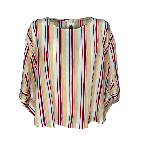 NUMERO PRIMO blusa donna righe multicolor SN5-561E MADE IN ITALY