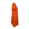 TREBARRABI women's orange cotton flared dress ANITA POP MADE IN ITALY