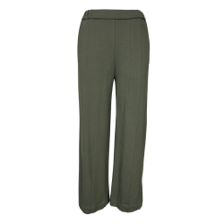 TADASHI pantalone donna felpa garzata verde P255098 TAGLI MADE IN ITALY