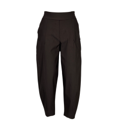KARMA pantalone donna tessuto tecnico pesante cioccolato BALOON 50120 MADE IN ITALY