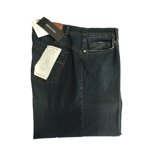 ELENA MIRO' PUSH-UP lightweight women jeans with pocket applications 84% cotton 13% nylon 3% elastane