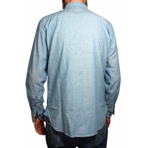 MADE & CRAFTED camicia uomo manica lunga 100% cotone mod 18490