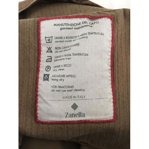 ZANELLA men's pants biscuit-colored mod 113230 HORSE / M fit slim 97% cotton 3% elastane