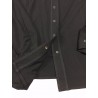  ELENA MIRO' shirt jersey black with automatic buttons  92% viscose 8% elastane