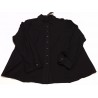 ELENA MIRO' camicia jersey nero con bottoni automatici 92% viscosa 8%elastan