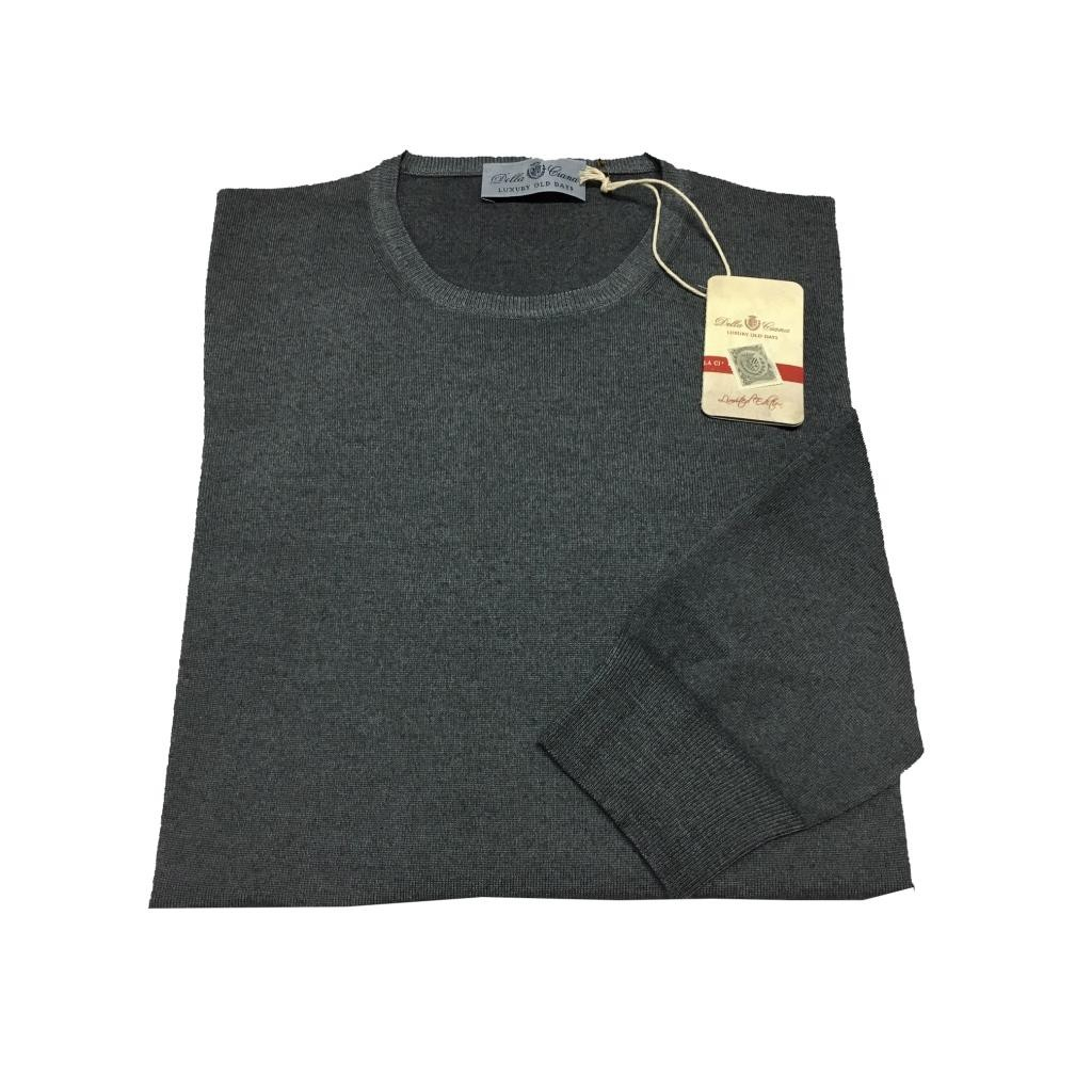 DELLA CIANA maglia uomo grigio 100% lana MADE IN ITALY tg.60