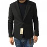 ROYAL ROW man jacket anthracite lining lightly padded aviation, 80% wool 10% cashmere 10% nylon MADE IN ITALY