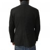 ROYAL ROW man jacket anthracite lining lightly padded aviation, 80% wool 10% cashmere 10% nylon MADE IN ITALY