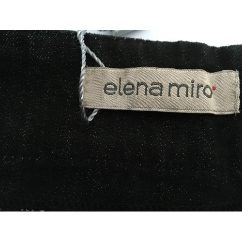 ELENA MIRO 'trousers black woman with applications on the pockets