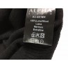 ALPHA STUDIO black knit high collar men wool slim fit 100%