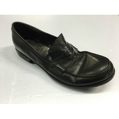 OPEN CLOSED MAN SHOES black Color 100% leather MADE IN ITALY